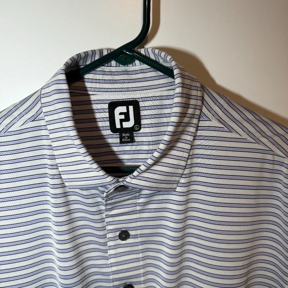 Footjoy Performance Stretchy Golf Polo. Lightweight, breathable, size L. - Picture 2 of 6
